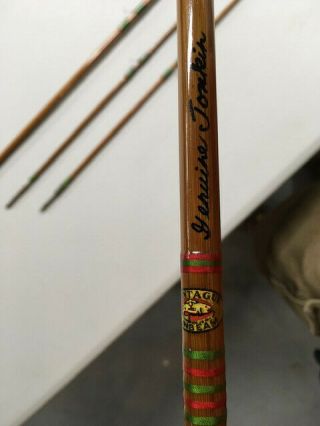 Vintage Montague Sunbeam Bamboo Fly Rod 8 1/2 Ft.