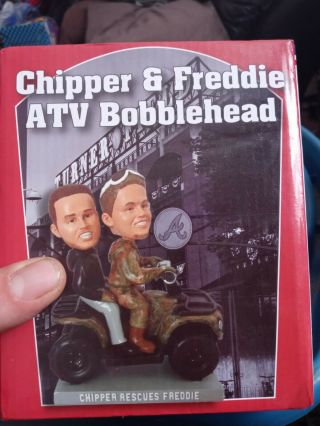 Chipper And Freddie Atv Bobblehead