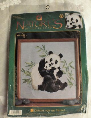 Vintage 1988 Counted Cross Stitch Nature 