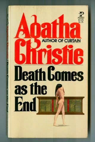 Death Comes As The End By Agatha Christie Vintage 1977 Pocket Books Paperback