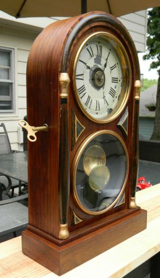 Antique Seth Thomas Kitchen 8 - Day Clock with Alarm.  Circa 1916 3