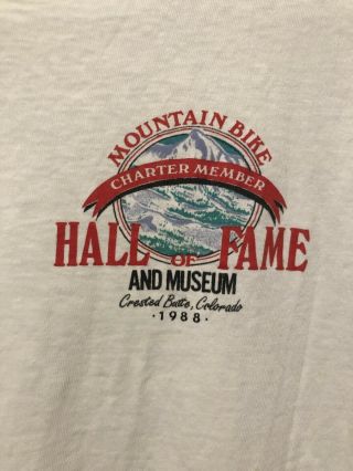 Vintage Mountain Bike Hall Of Fame T - Shirt,  Joe Breeze,  Cunningham,  Ritchey