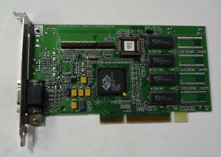 Ati Rage Pro Agp 2x 3d Video Graphics Card And 1987 Vintage 4
