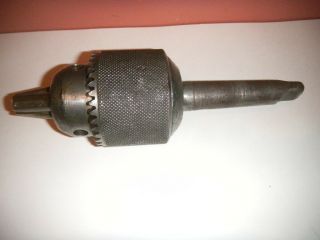 Vintage Jacobs Drill Chuck,  No.  4,  3/4” tapered shank 2
