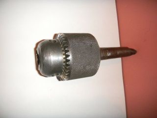 Vintage Jacobs Drill Chuck,  No.  4,  3/4” tapered shank 3