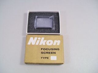 Nikon F Vintage Type A Focusing Screen For Nikon F & F2