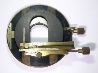 Microscope Part: Carl Zeiss Nr.  3698 Table / Stage.  Antique Brass Vintage,