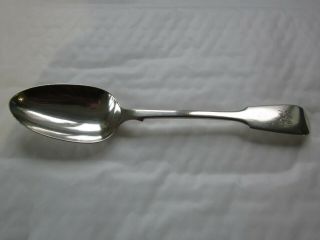 Sterling Silver Victorian Fiddle Pattern Serving Spoon By George Adams