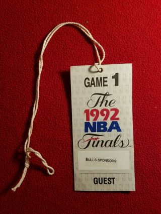 1992 Chicago Bulls Nba Finals Game 1 Press Pass