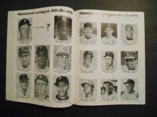 1966 Baseball All - Star Game Program St.  Louis Cardinals MO Many HOFers 3