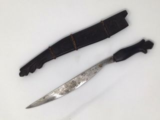 Antique Philippines Sword Moro Filipino Knife Barong Machete Dayak Primitive 14”