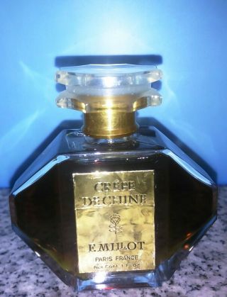 Vintage Crepe De Chine By F.  Millot Parfum Perfume 1.  0 Oz/30 Ml Splash.  Full.