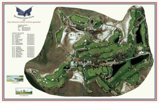 Secession Golf Club - 1985 - Bruce Devlin - Vintage Golf Course Maps Print
