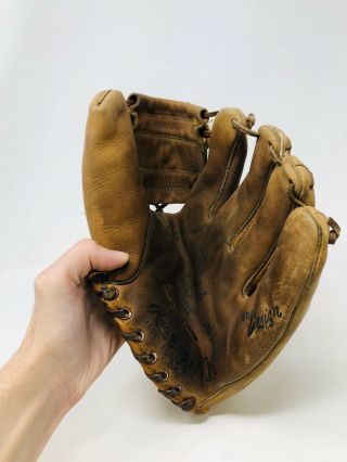 Rawlings Model Mm9 - Mickey Mantle - Triple Crown - Vintage Baseball Glove - Rht