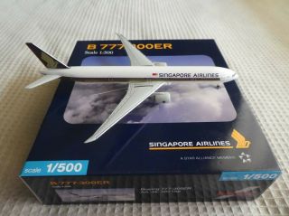 Singapore Airlines 9v - Swa 777 - 300er Herpa 1:500 (read)