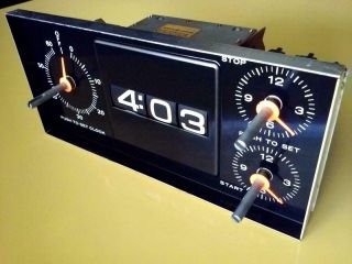 1979 Ge Wall Oven Clock Timer Control With Rotating Numbers Wb19x5231 Vintage