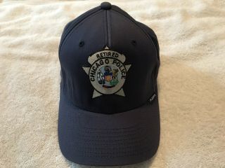 Chicago Police Retired Hat/excellent Condition/l/xl Size