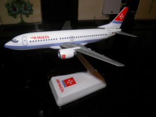 Aircraft Display Model.  Air Malta Airlines Boeing 737