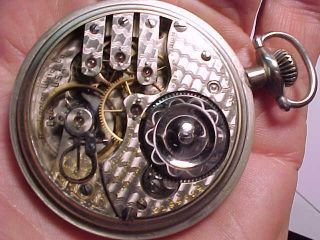 19j 16s Burlington Special Illinois Railroad Grade Running Antique Pocket Watch