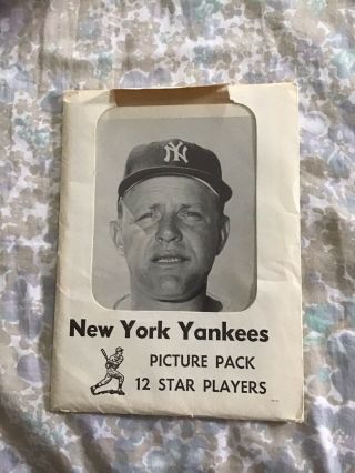 1960s York Yankees Picture Pack 12 Star Players