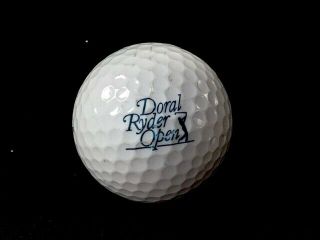 Vintage Logo Golf Ball: Doral Ryder Open Pga - Slazenger
