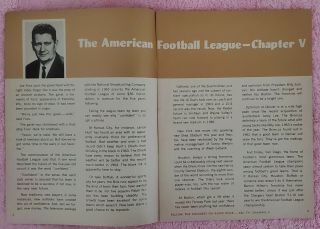 1964 AFL Football Program,  San Diego Chargers vs Oakland Raiders,  Balboa Stadium 3