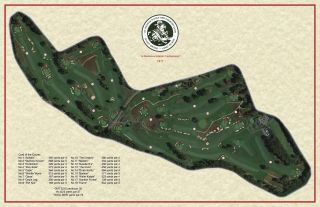St Georges Golf & Cc 1917 Devereux Emmet Vintage Golf Course Maps Print
