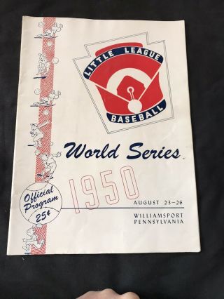 1950 Little League World Series Program - Great Ads