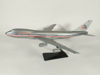 American Airlines Boeing 747 - 100 Plastic Aircraft Model 1:250 Scale Wooster Read