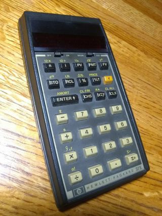 Vintage Hp - 37e Calculator / No Ac Adapter/no Case,  Hewlett - Packard
