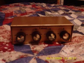 Calrad Tm - 4 Vintage Transistor Microphone Mixer