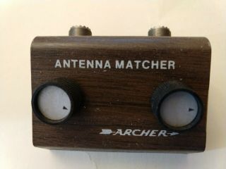Archer Antenna Matcher Vintage Radio Shack Cb Ham Amateur Radio Antenna Matcher