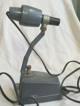 Vintage Bausch & Lomb Miscroscope Lamp Illuminator Light