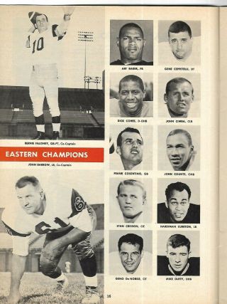 1964 Hamilton Tiger - Cats - BC Lions Program Lions Win First Grey Cup BEAUTY 3