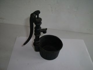 Vintage Vtg 6 1/2 " Cast Iron Well Water Pump