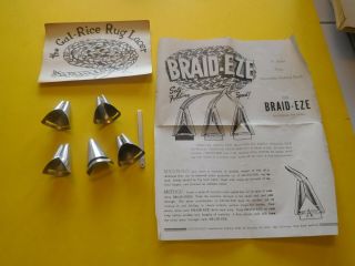 Vintage Rug Lacer Braid - Eze With Instructions For Rug Braiding