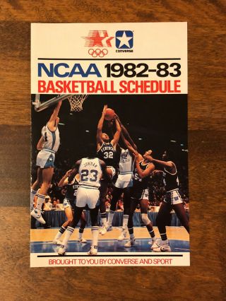 1982 Ncaa Basketball Schedule Michael Jordan,  North Carolina Tat Heels