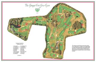 Garden City Golf Club 1899 - Devereux Emmet - Vintage Golf Course Map