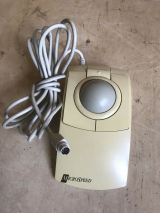 Vintage Microspeed Pc - Trac 9045 Mouse