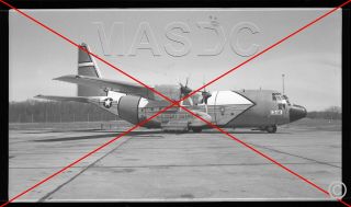 120 - B&w 616 Aircraft Negative - Sc - 130b Hercules Us Coast Guard 1346