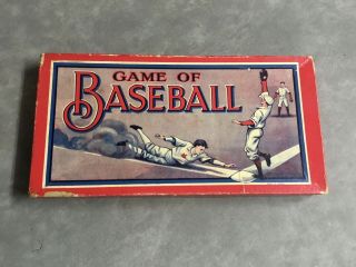 Vintage 1920’s Game Of Baseball Board Game W/ All Contents (canada)