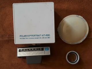 Vintage Polaroid Portrait Kit 581 With Box