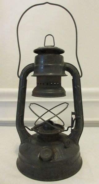 Vintage Dietz Little Wizard Lantern - - Grey - - Without Globe - -