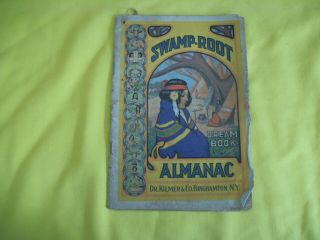 Vintage 1939 Swamp Root Dream Book Almanac - Dr.  Kilmer & Co.  Binghampton,  Ny