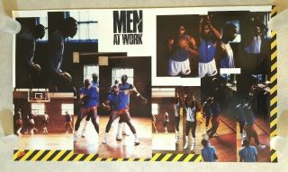 Vintage Nike Men At Work Poster