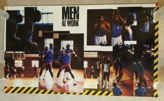 Vintage Nike MEN AT WORK Poster 2