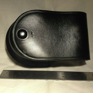 Vintage Hiatts Leather Belt Pouch For Big Handcuff
