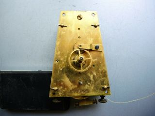 Antique Gustav Becker 1 Weight Vienna Regulator Clock Movement PARTS RESTORE GB 3