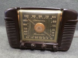 Crosley Model 66ta Antique Bakelite Am/ Short Wave Radio 1946