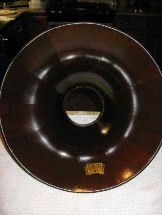 Antique Edison Opera Mahogany Music Master Phonograph Horn Bell Nr